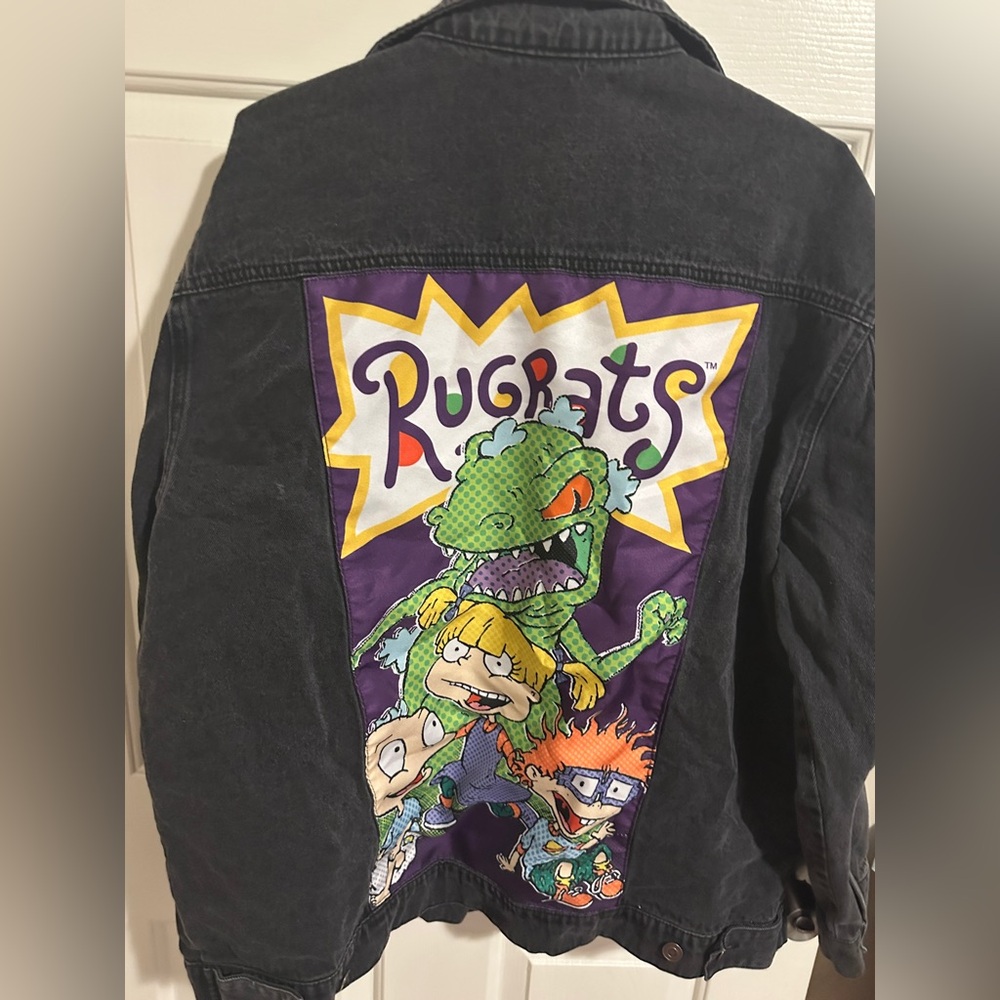 Reptar And Rugrats Denim Jacket!! 🦖 - Picture 3 of 4